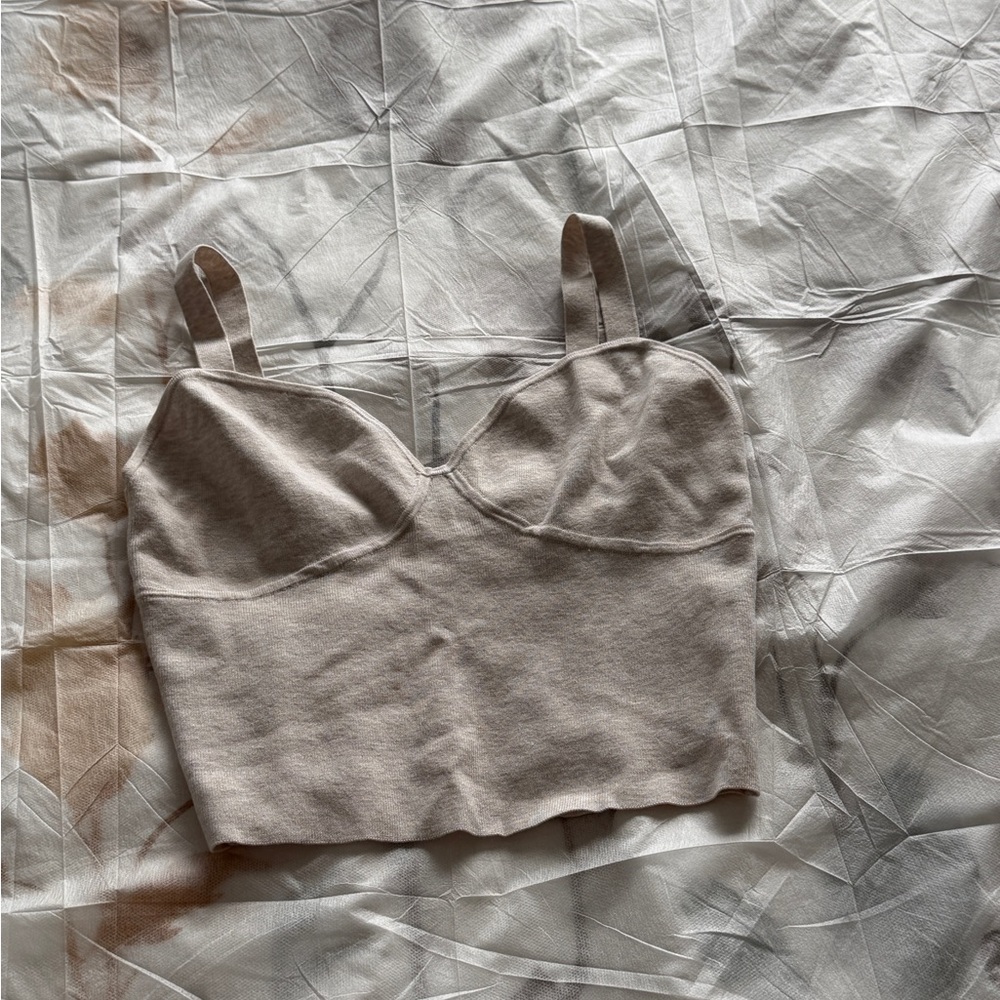 Wilfred Light Beige Knit Top